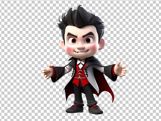 PSD leuke 3d cartoon vampier personage