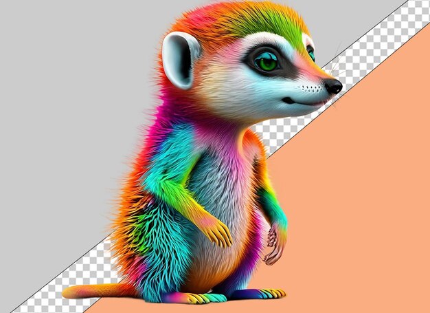 PSD leuke 3d dieren png