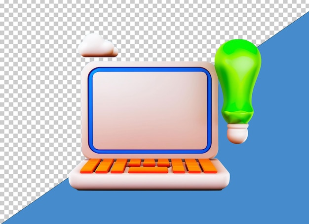 Leuke 3d laptop business idee png