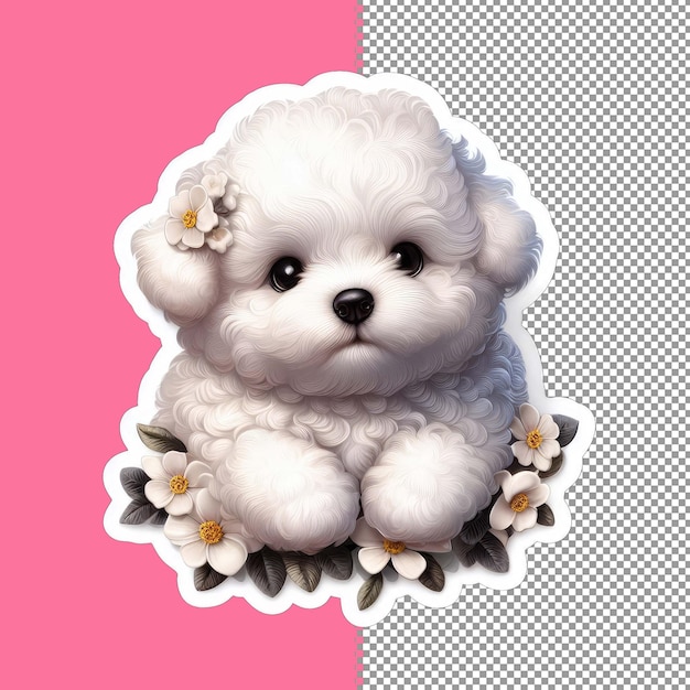 PSD leuke baby dog vector voor kinderen png