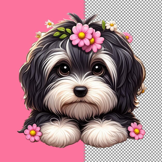 PSD leuke baby dog vector voor kinderen png