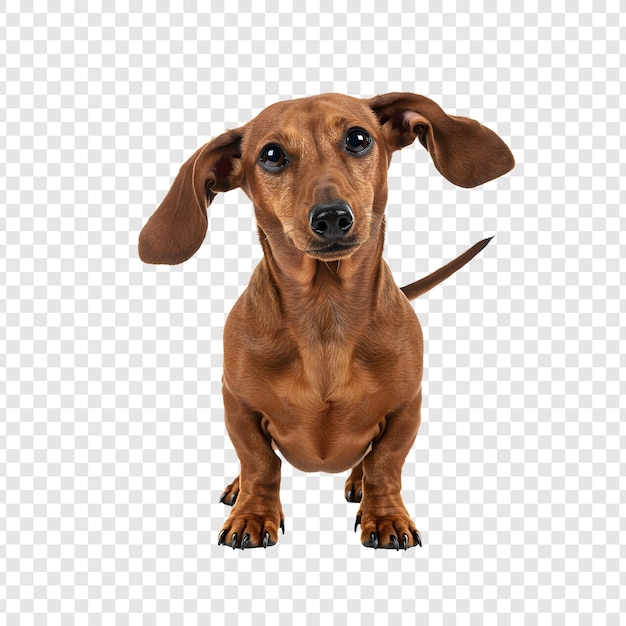 Leuke bruine dachshund hond