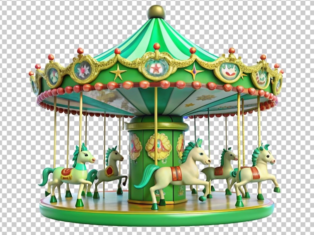 PSD leuke carousel cartoon