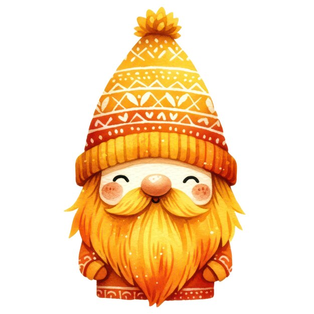 PSD leuke gnome paasdag clipart illustratie