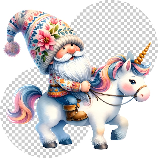 PSD leuke gnome spring seizoens clipart illustratie