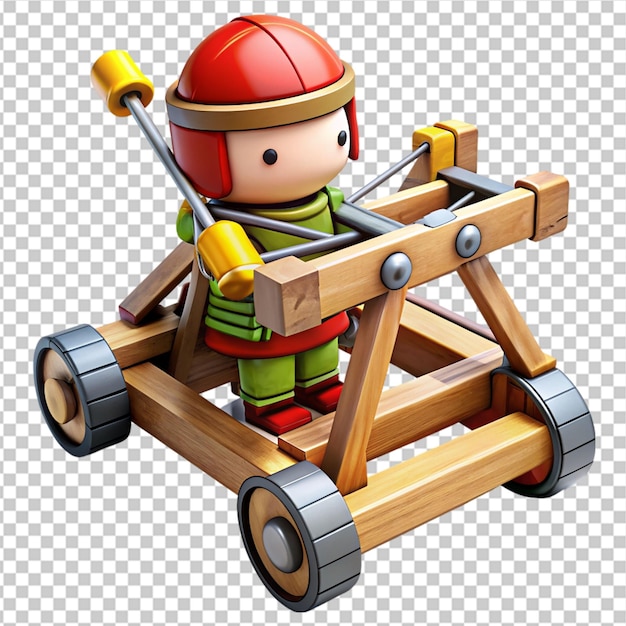PSD leuke kleine jongen met helm op houten hek cartoon