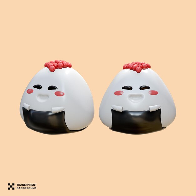 PSD leuke onigiri