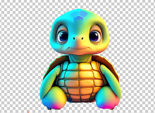 PSD leuke schildpad geïsoleerde png