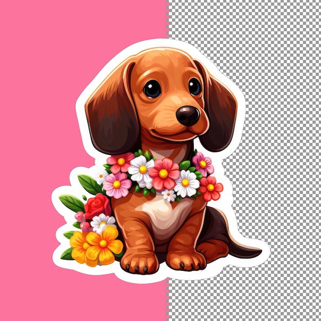 PSD leuke tekenfilm baby dog tekening png