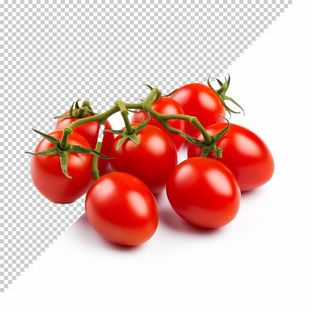 PSD leuke tomaten geïsoleerd op een doorzichtige achtergrond