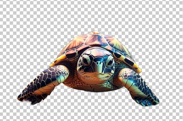 PSD leuke zeeschildpad 3d