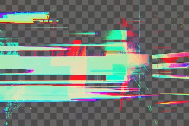 Levende støy digitalt abstrakt png-overleggseffekt transparent bakgrunn