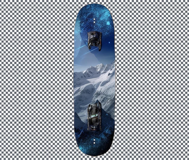 PSD lib tech snowboard izolowany na przezroczystym tle