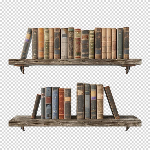 PSD library isolated on transparent background