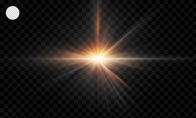 PSD licht-effect flare gloeiend licht explodeert licht-effect straal
