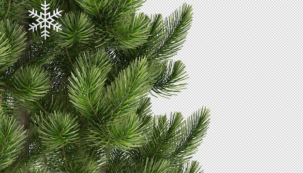 PSD lichtgroen versierde kerstboom cadeaudoos