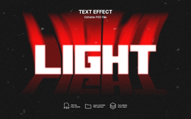 Lichtteksteffect