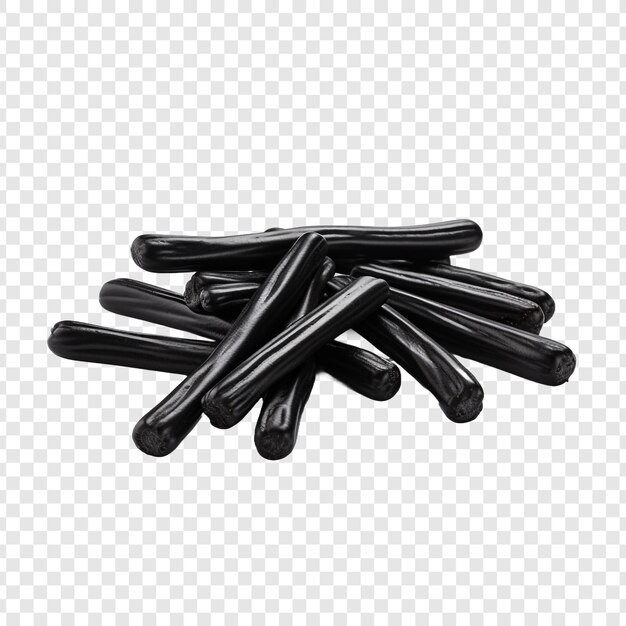 Licorice isolated on transparent background