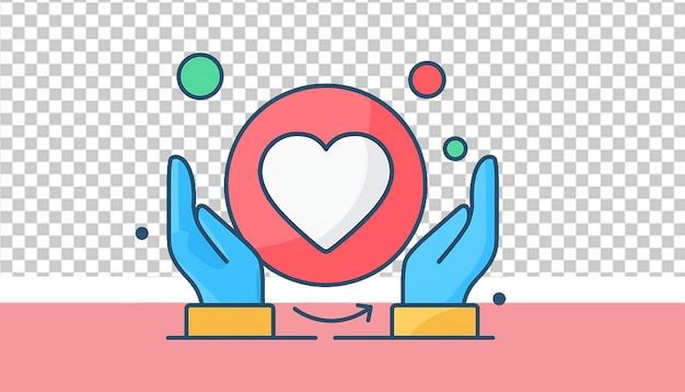 liefdadigheidsdag png illustratie