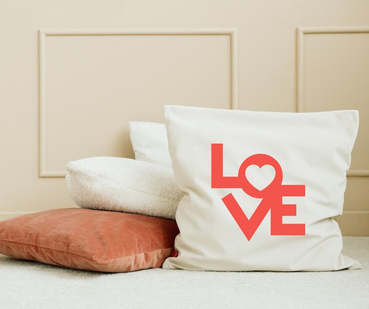 PSD liefde kussen decor
