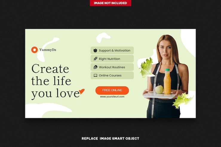 PSD life coach banners fb newsfeed