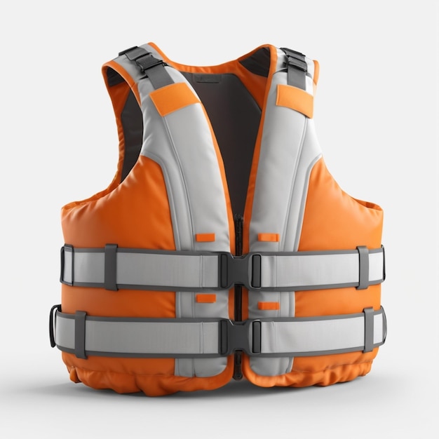 Life vest psd on a white background