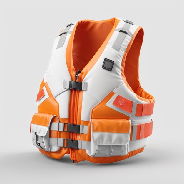 PSD life vest psd on a white background