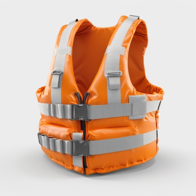 Life vest psd on a white background