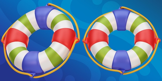 Lifebuoy 3D Illustration