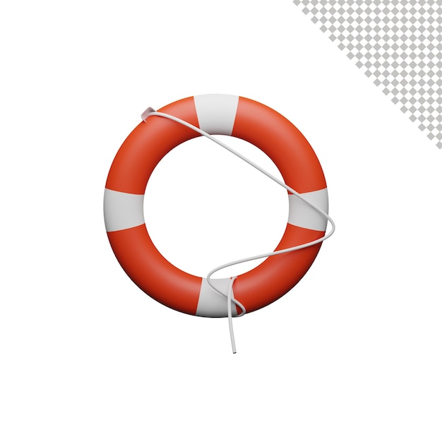 Lifebuoy 3d illustration