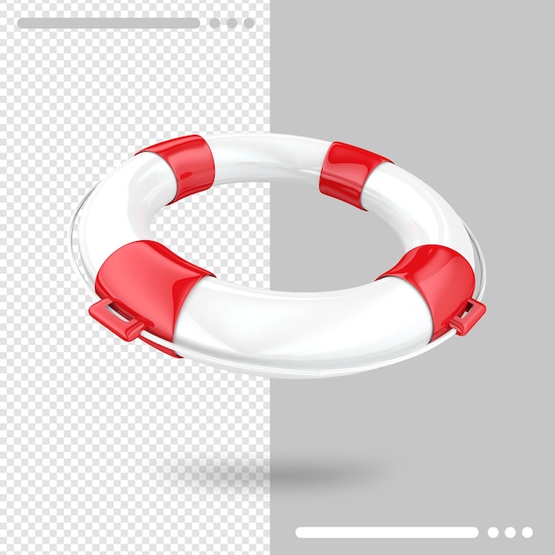 절연 Lifebuoy 3d 렌더링