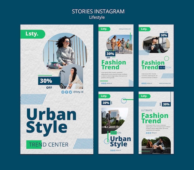 Lifestyle concept  instagram stories