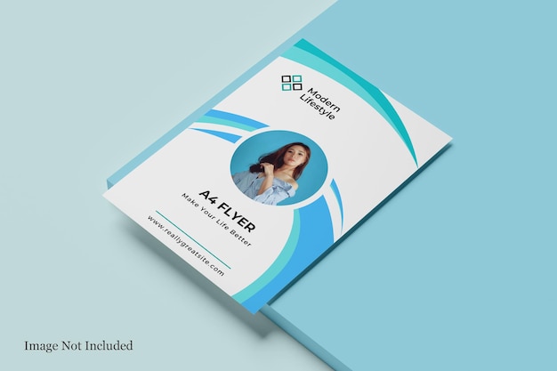 Lifestyle flyer a4 mockup