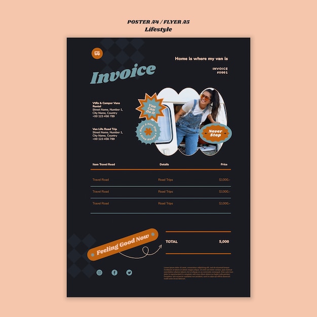 Lifestyle template design