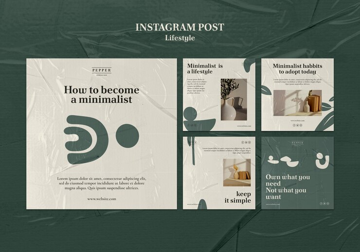 PSD lifestyle template design