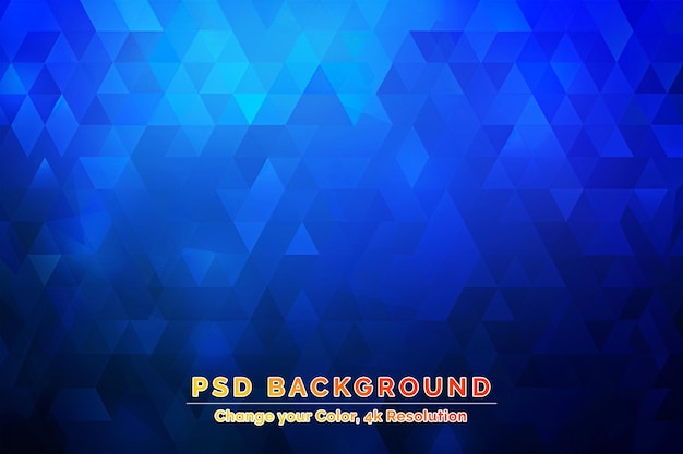 PSD light blue vector abstract mosaic template