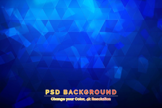 PSD light blue vector abstract mosaic template
