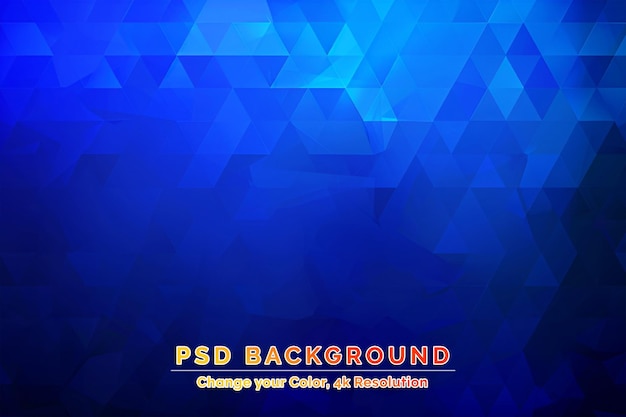 PSD Абстрактный мозаичный шаблон светового синего вектора