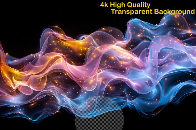 Light bouncing off a surface creating a mirrored image on transparent background