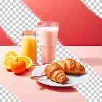 PSD colazione leggera per il controllo del peso sfondo trasparente