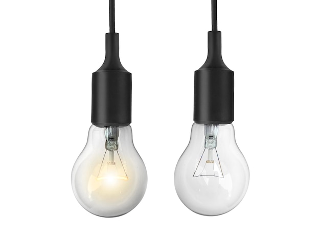 PSD light bulb transparent background