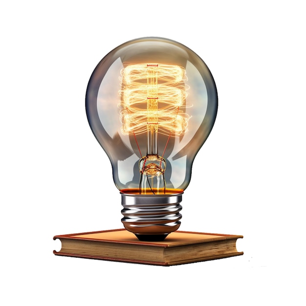 PSD light bulb vector icon image