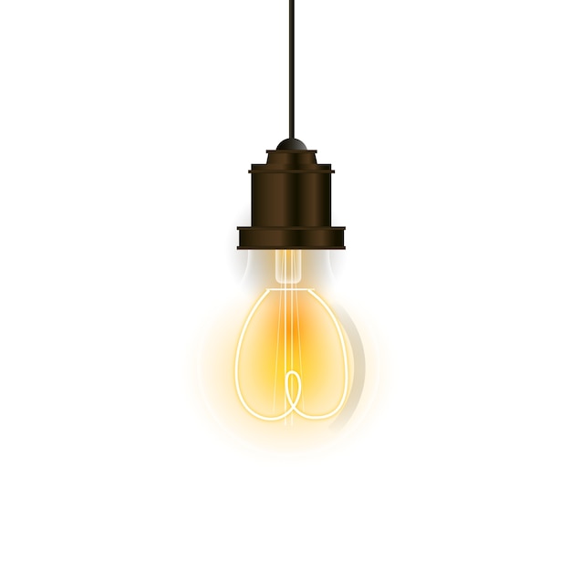 PSD light bulbs isolated