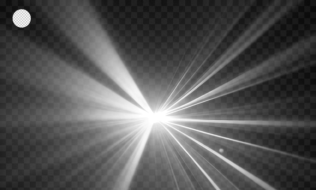 Premium PSD | Light effect. abstract light effect. sunlight effect
