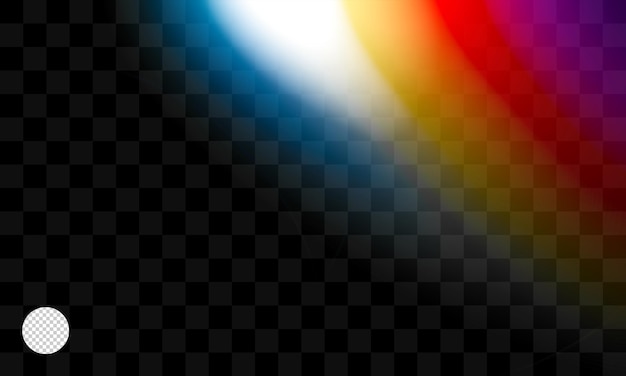 Light effect rainbow background