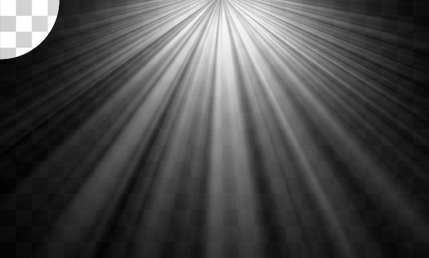 light effect with transparent background