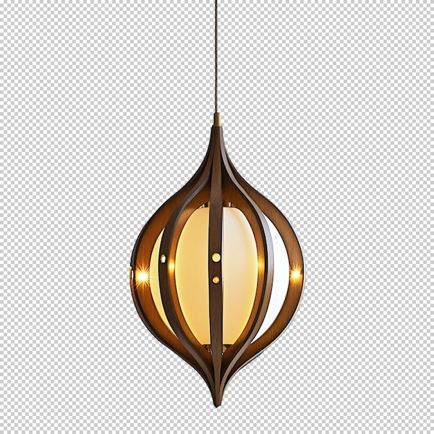 Light fixture isolated on transparent background