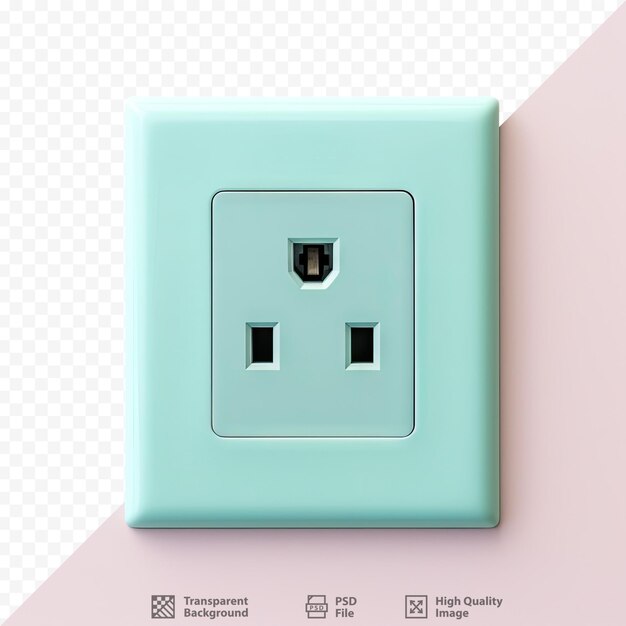 PSD a light switch that is on a pink background