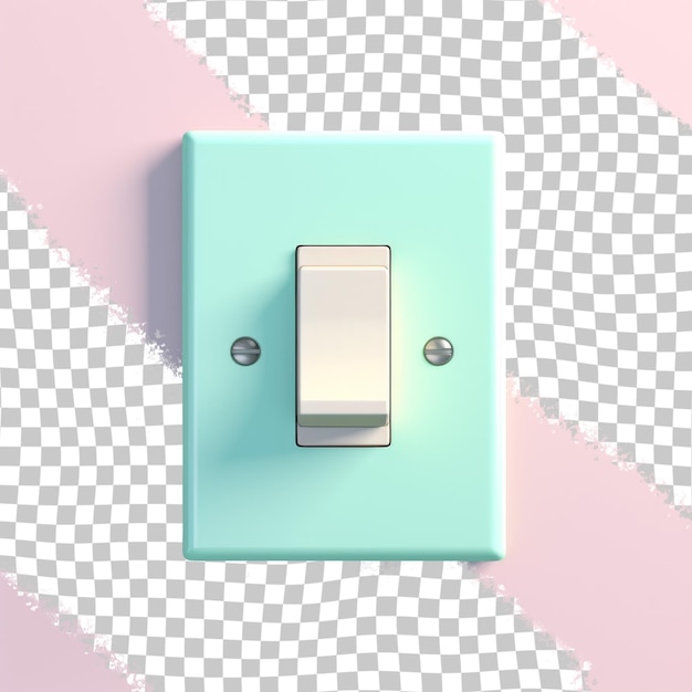 PSD a light switch with a light switch on it