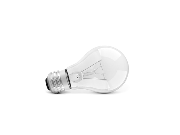 PSD lighted bulb transparent background